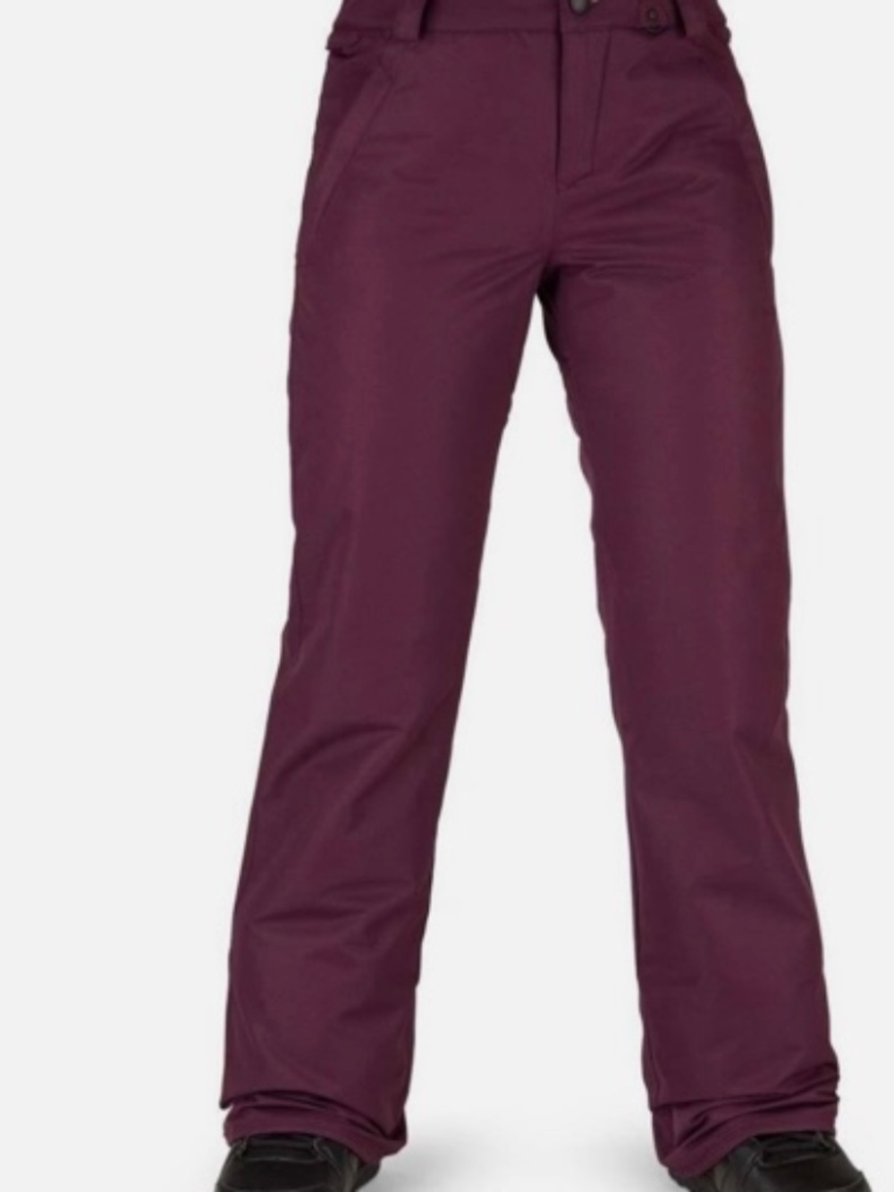 Volcom Women's Frochickie Insulated Merlot Burgundy Waterproof Snowboard Pants